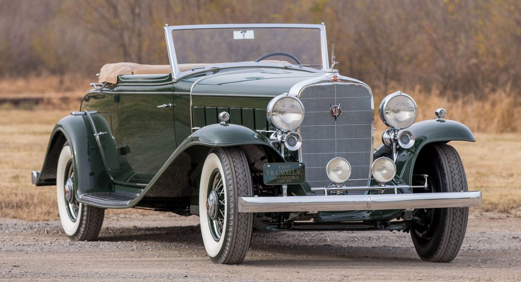  Shame Plebeian Mercedes SL Owners With A 1932 Cadillac V16 Convertible