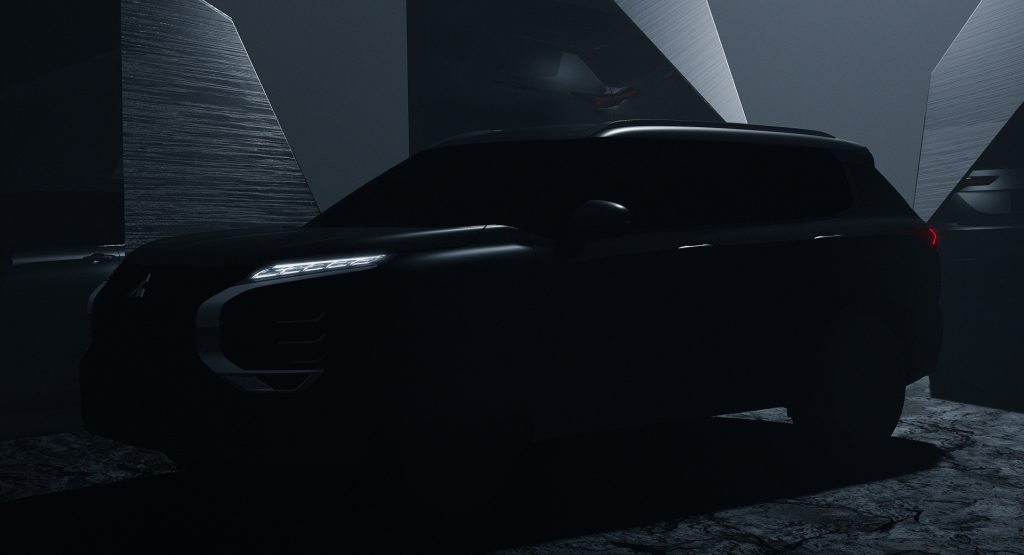  Mitsubishi Blinks First, Releases Official Teaser For Next-Gen Outlander SUV