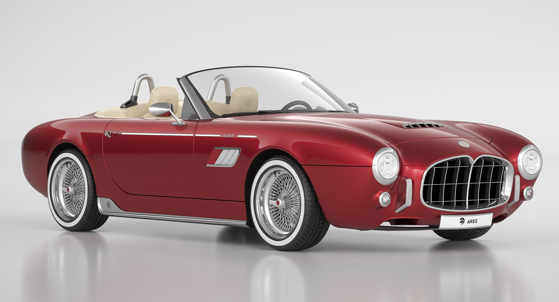 Maserati Miniature Models Custom Slatwall – Fixtures Close Up