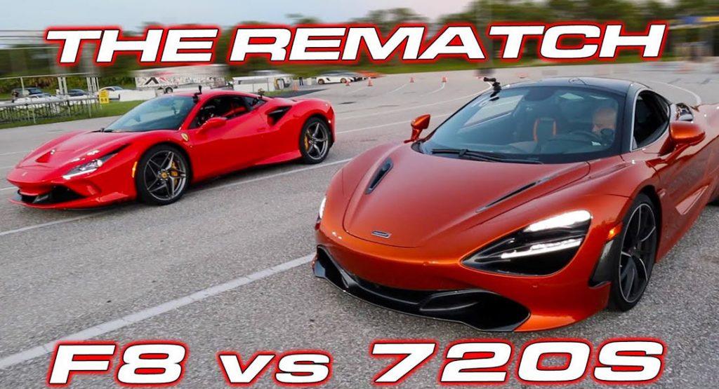  McLaren 720S And Ferrari F8 Tributo Meet Again To Settle Their Rivalry