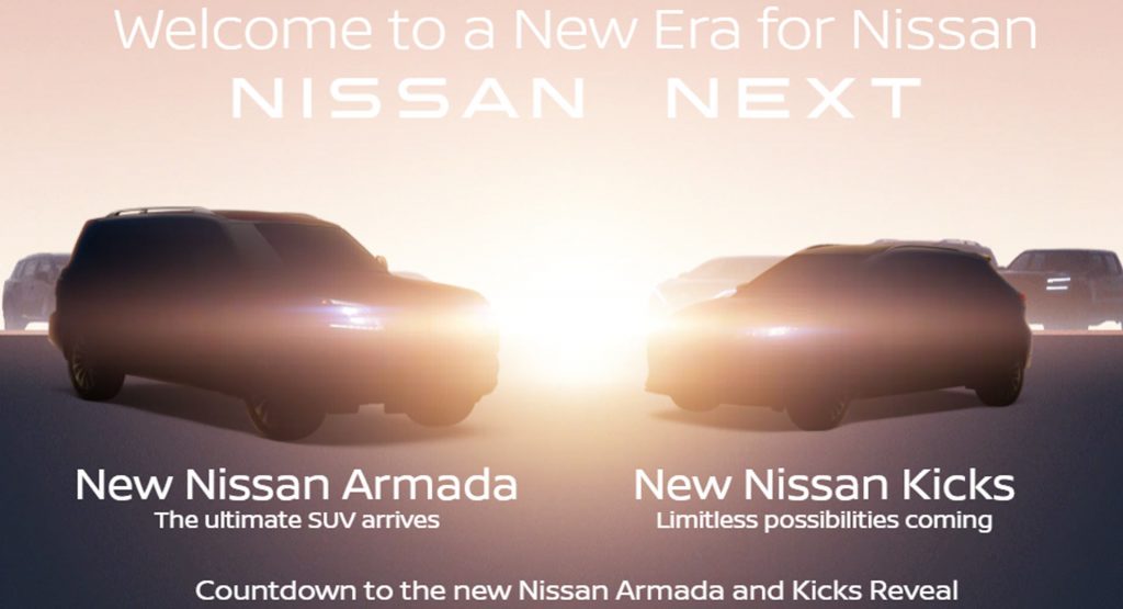  2021 Nissan Armada And Kicks Teased, Debut December 8th