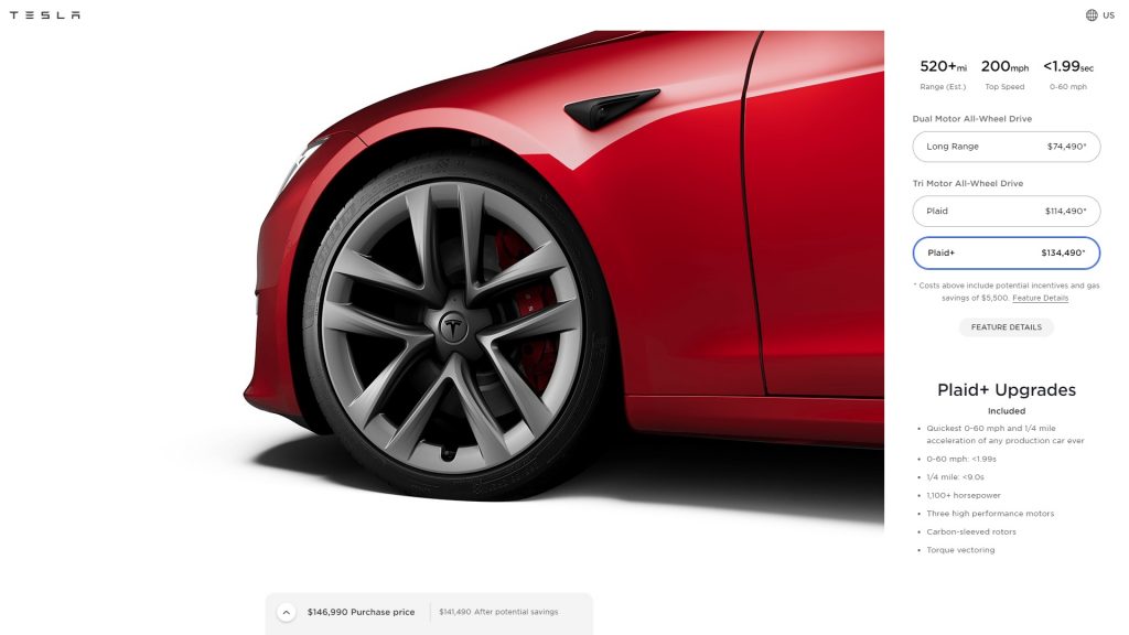 Tesla To Hold Special Delivery Event For The Model S Plaid On June 3 ...