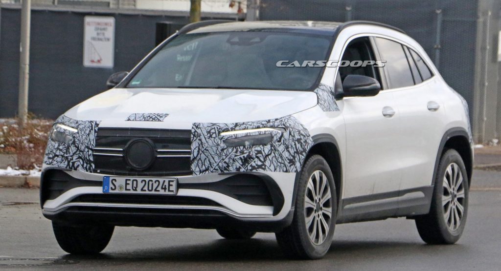  Mercedes EQA Spotted Virtually Undisguised, Should Debut Shortly