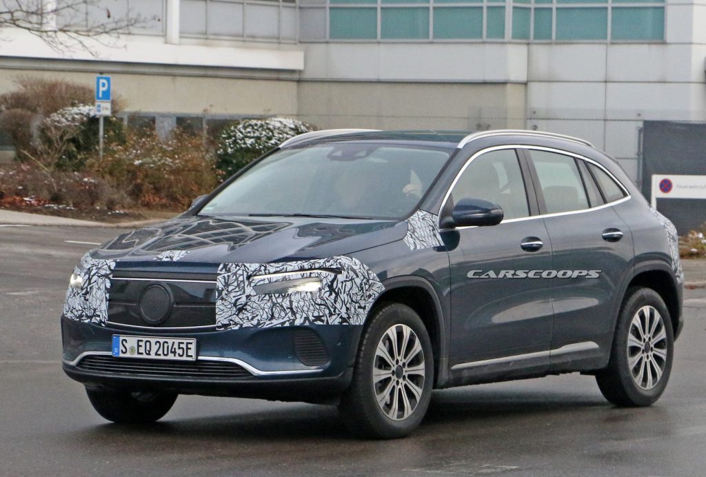 Mercedes EQA Spotted Virtually Undisguised, Should Debut Shortly ...