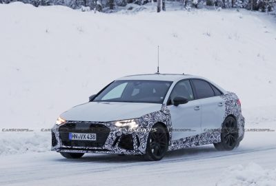 2022 Audi Rs3 Sedan Flashes Wide Body, Big Exhaust Pipes In New Spy 