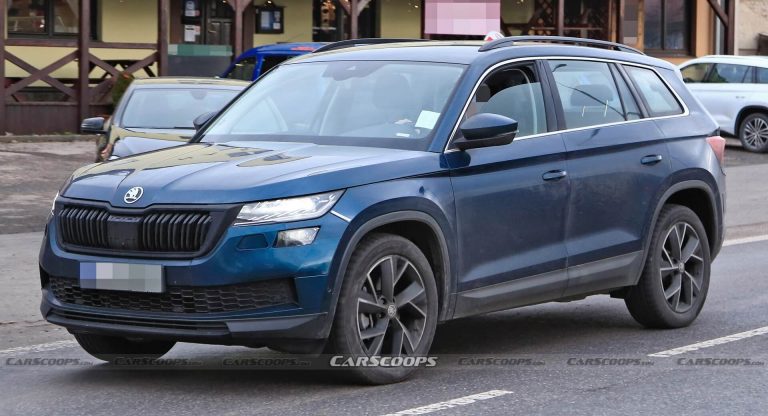 2021 Skoda Kodiaq Mid-Size SUV Spied With Minor Revisions | Carscoops