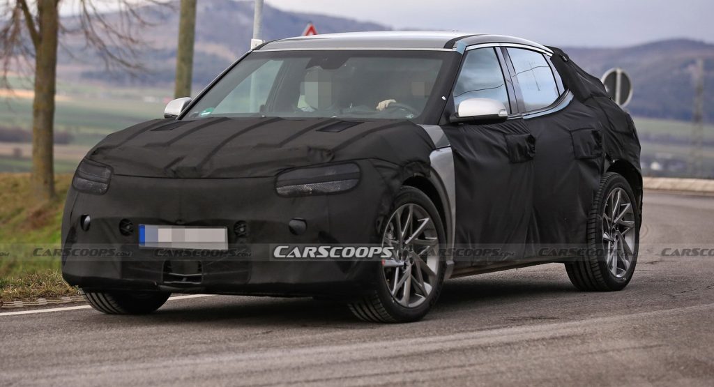  Genesis Spied Testing Its Bespoke Electric Crossover That Will Rival Tesla’s Model Y