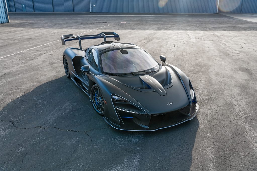 Matte Carbon McLaren Senna With 410 Miles On The Odo Has Over $360,000 ...