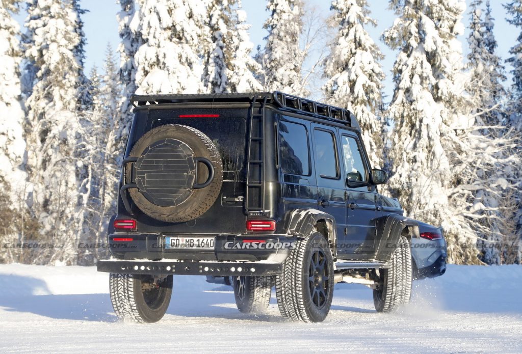 2022 Mercedes G-Class 4X4 Squared Caught Testing And Sliding In The