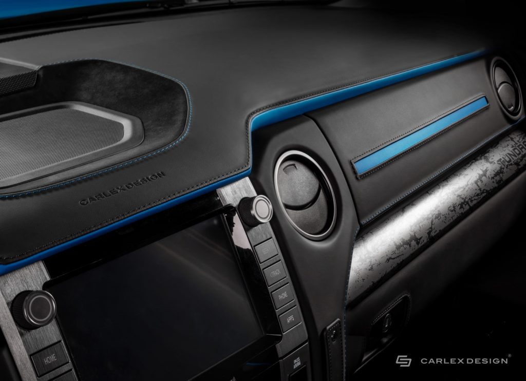 Voodoo Blue Toyota Tundra Gets Custom Interior Courtesy Of Carlex ...