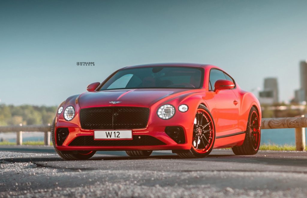 How Much Red Is Too Much? Meet Strasse’s Custom Bentley Continental GT ...