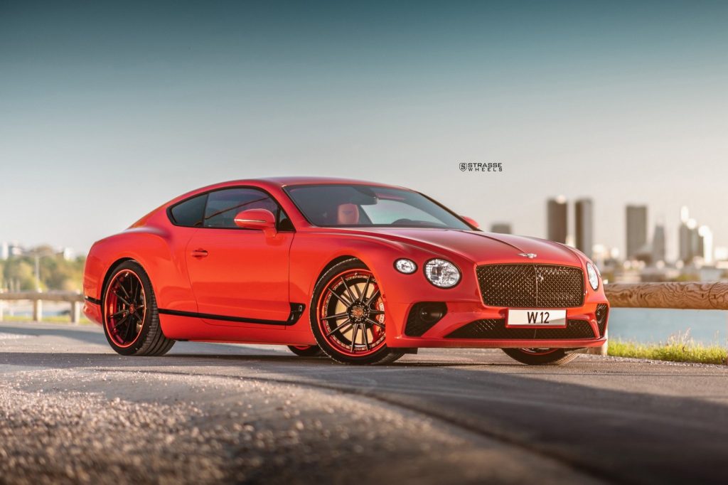 How Much Red Is Too Much? Meet Strasse’s Custom Bentley Continental GT ...