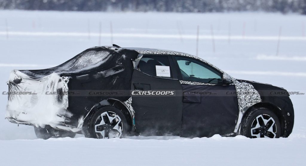  New Spy Shots Of Hyundai’s First Pickup Truck Emerge