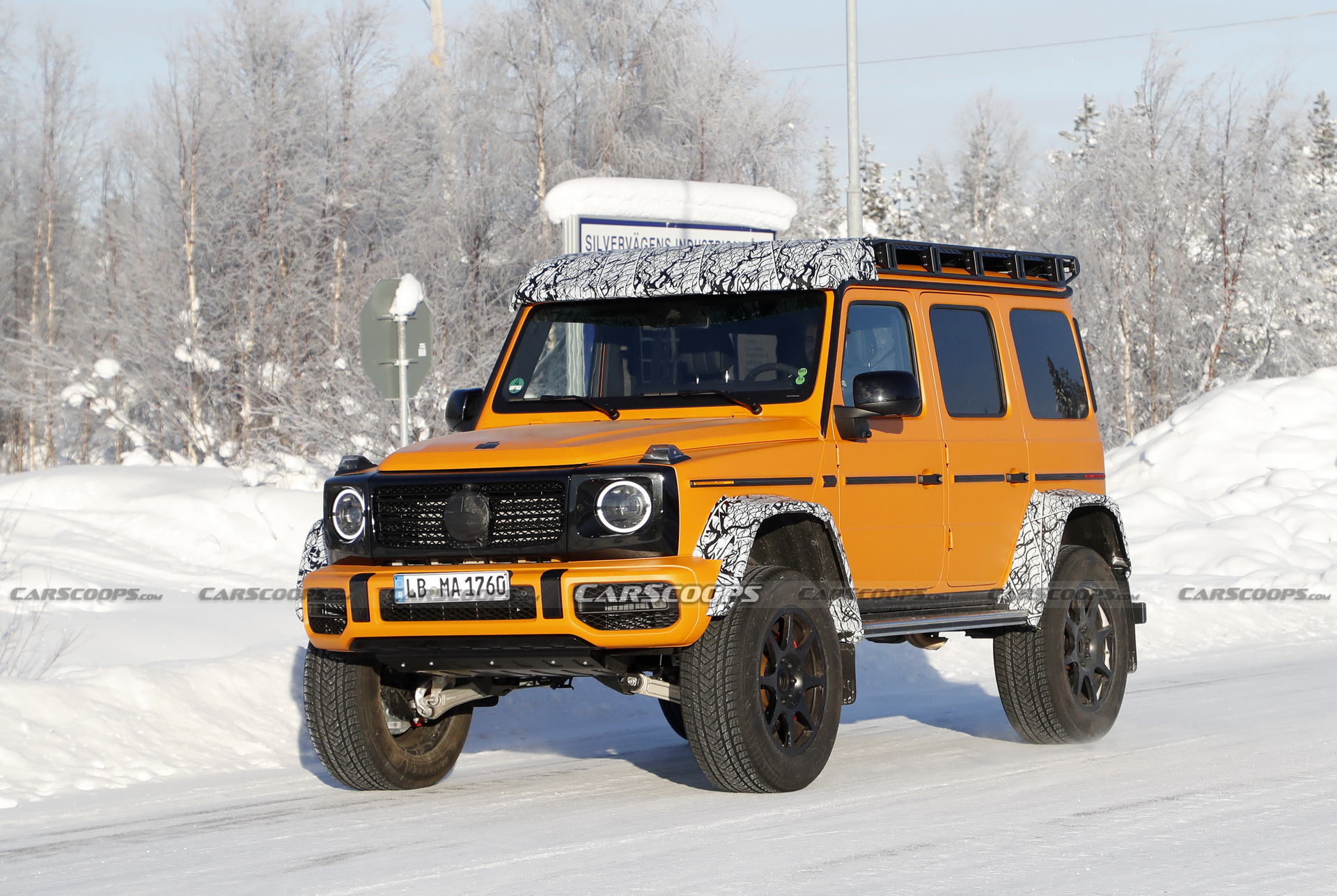 Does Bright Orange Suit The New 22 Mercedes G Class 4x4 Squared Carscoops