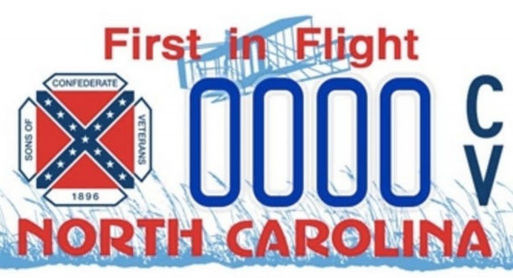  North Carolina Stops Issuing License Plates With Confederate Flag On Them