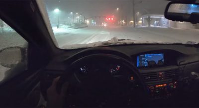 Driving a BMW E92 M3 In A Blizzard Looks Scary But Fun | Carscoops