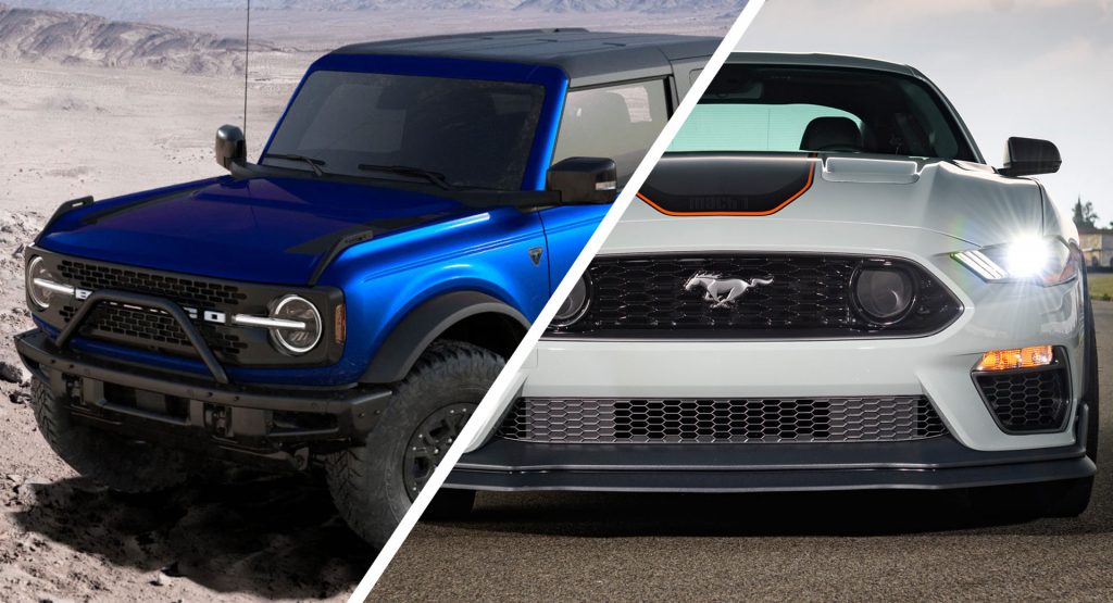  First 2021 Ford Bronco 2-Door And Mustang Mach 1 Going Up For Auction