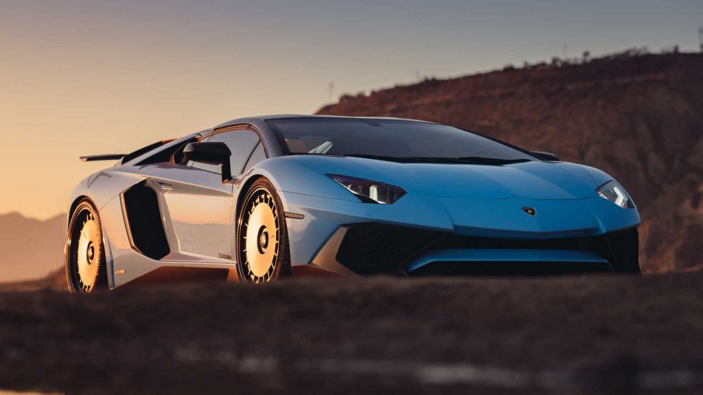 This Lamborghini Aventador Sv Wears A Rather Unusual Set Of Rims 