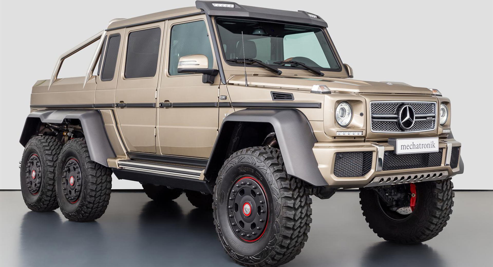 MercedesBenz G63 AMG 6×6 With Just 143 Miles Is A 1 Million Off