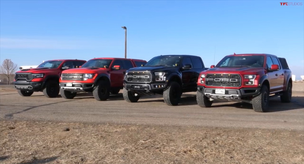  Three Raptors Of Varying Tunes Attempt To Dethrone The Ram TRX