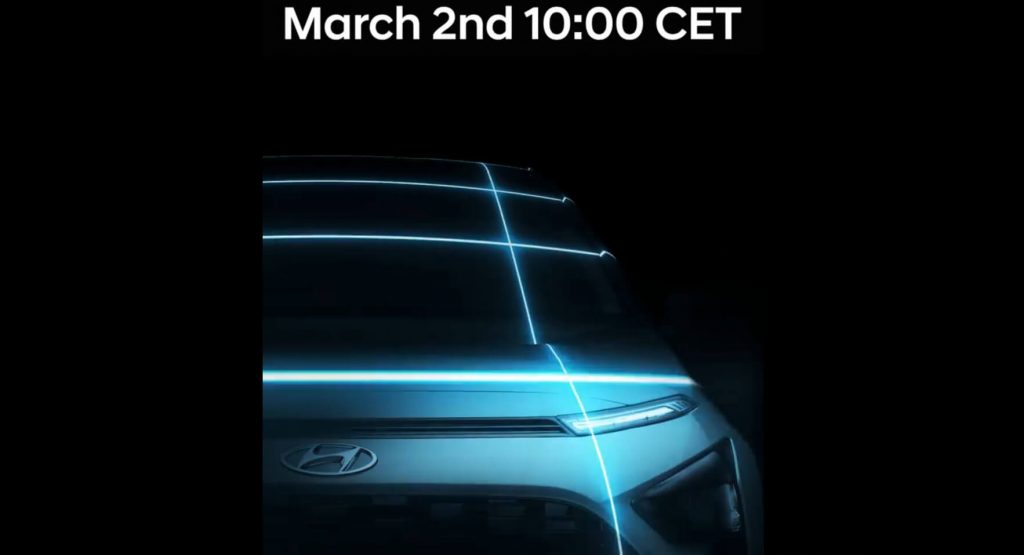  New Hyundai Bayon Small Crossover Teaser Reveals March 2 Unveiling Date