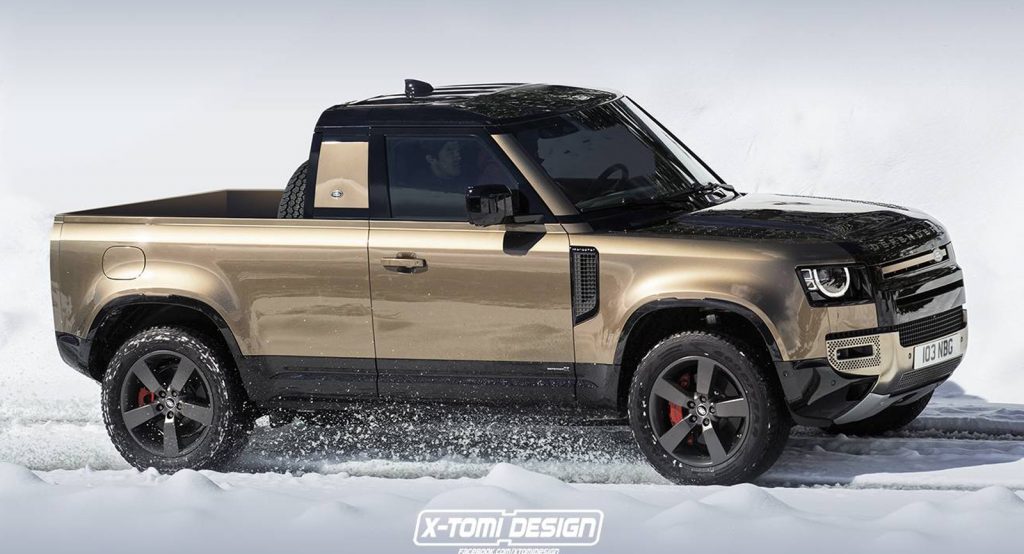  Land Rover Defender Model Lineup Might Include A Pickup Version After All