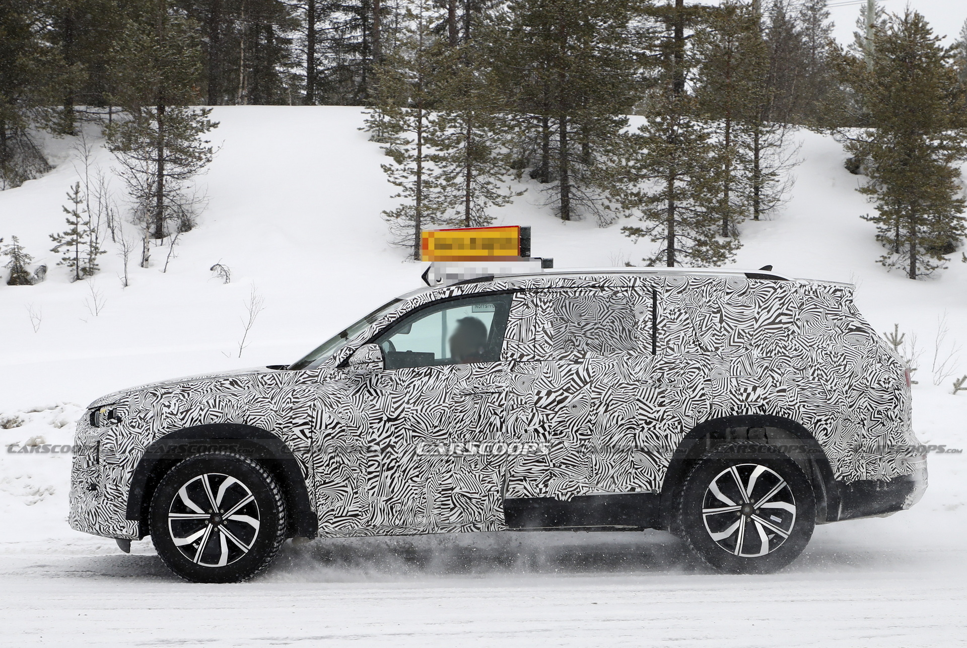 Big, Chunky Audi SUV Spied Winter Testing, Could It Be The Fabled Q9 ...