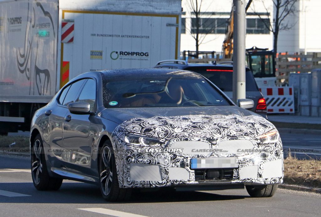 Good News! BMW Caught Testing 8 Series GC Update And The Grille Looks ...