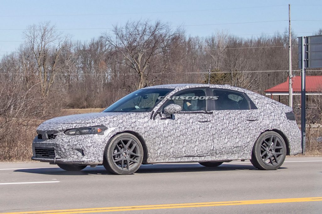 2022 Honda Civic Caught Undisguised Out In The Open Ahead Of Its Debut ...