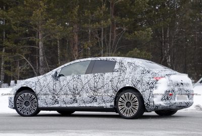 New Spy Shots Of Electric Mercedes EQE Reveal More Of Its Fluid Styling ...