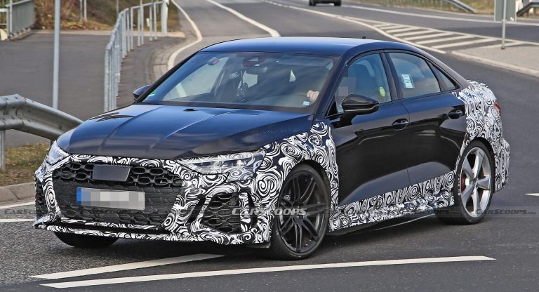 2022 Audi RS3 Sedan And Sportback Look Ready For Launch | Carscoops