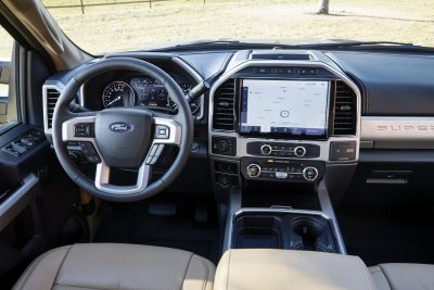 2022 Ford Super Duty Revealed With Less Chrome, New 12-Inch ...