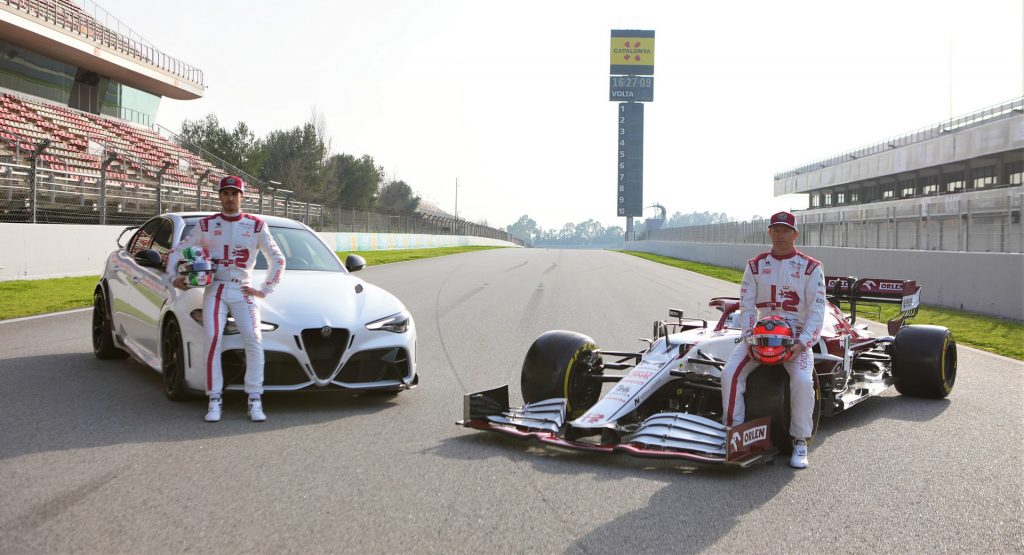  Alfa Romeo’s C41 And Giulia GTAm Take to The Track Ahead Of The Upcoming Formula 1 Season