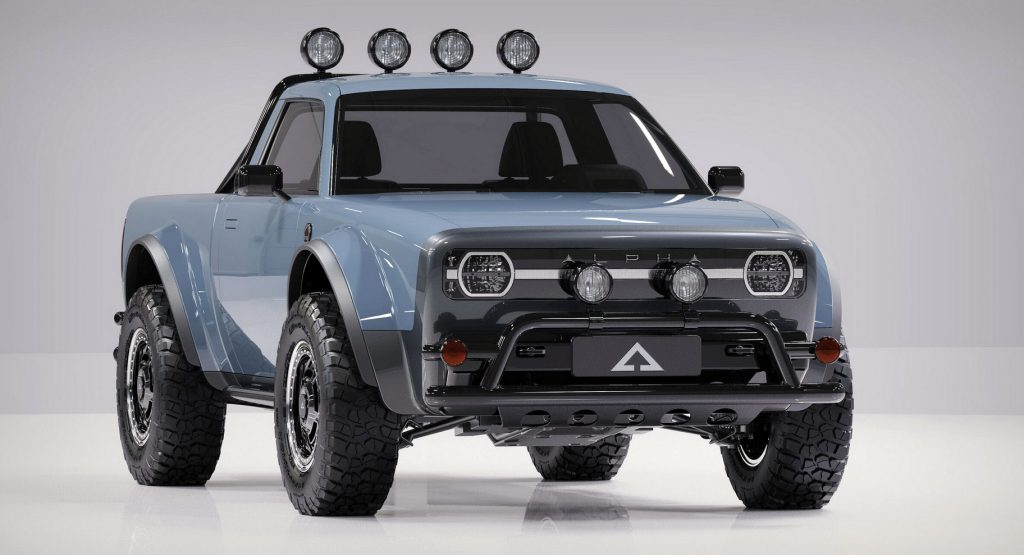  Alpha’s New Wolf Electric Pickup Looks Like It Came Back From The Future