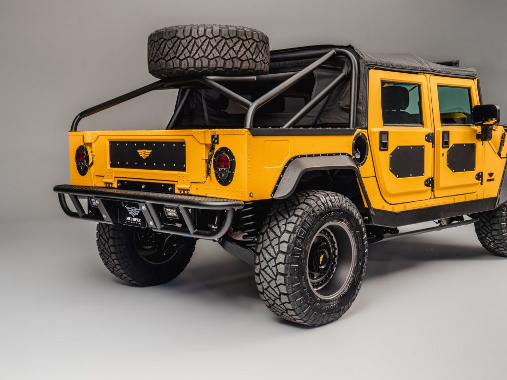 Mil-Spec's First Hummer M1-R Is A Bright Yellow 800 HP Supertruck