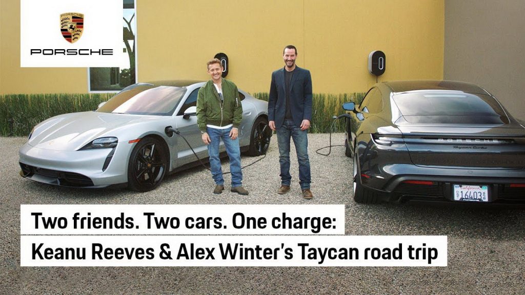  Alex Winter & Keanu Reeves, Go On An Excellent (Porsche) Adventure