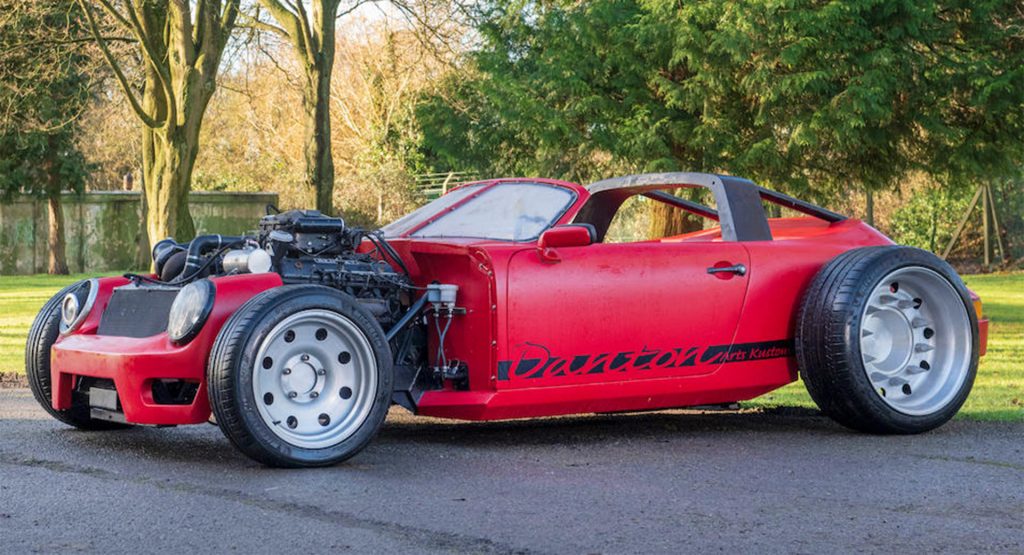  Bizarro Porsche 911T Hotrod Has A Front-Mounted 6.75-Liter Bentley V8