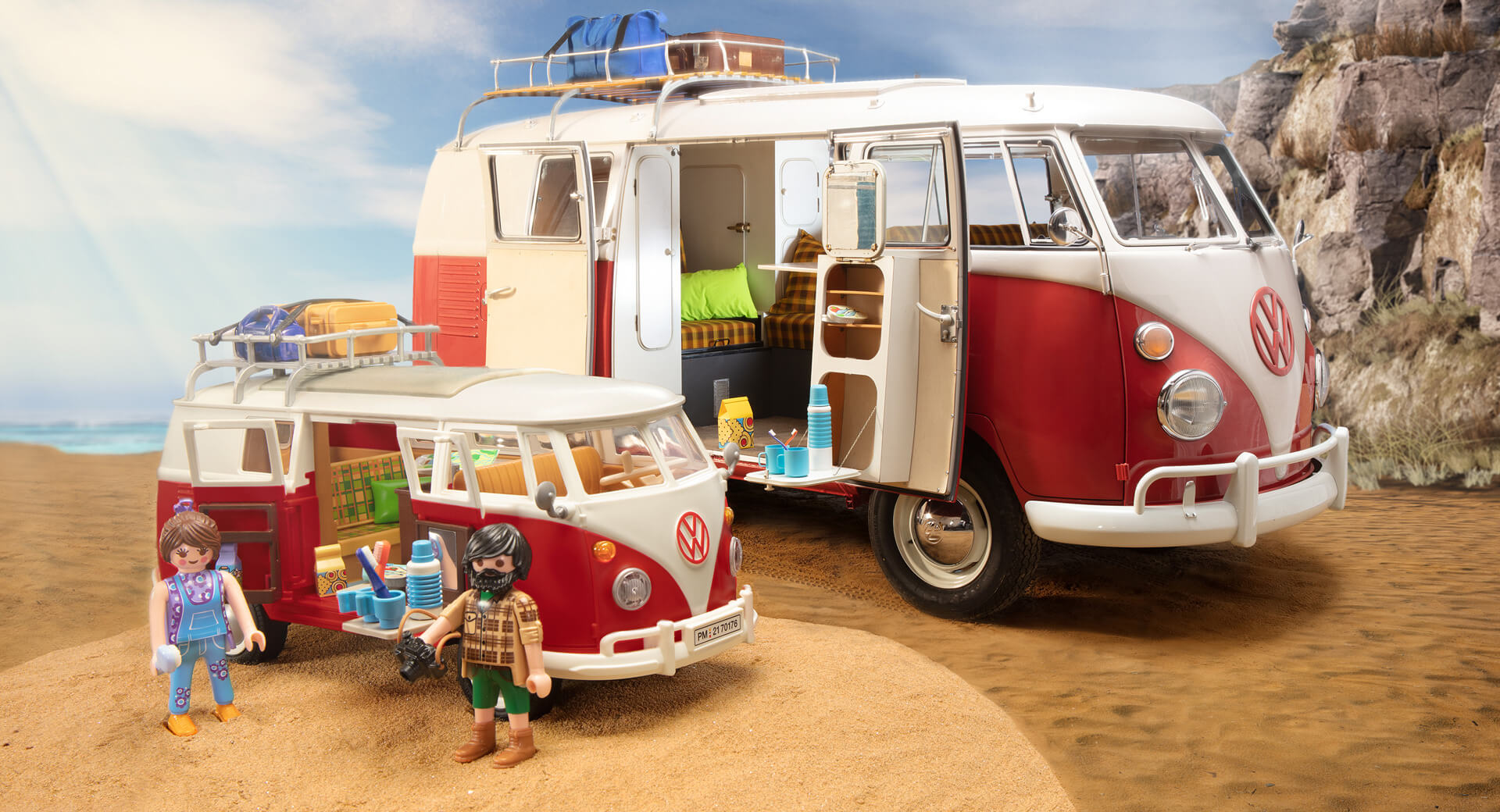 Playmobil VW T1 Camping Bus Is A Pristine Double-Digit Bulli On A