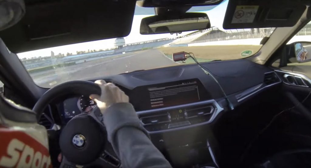  2021 BMW M4 Brings Its Glorious Stick Shift To The Track For A Timed Lap