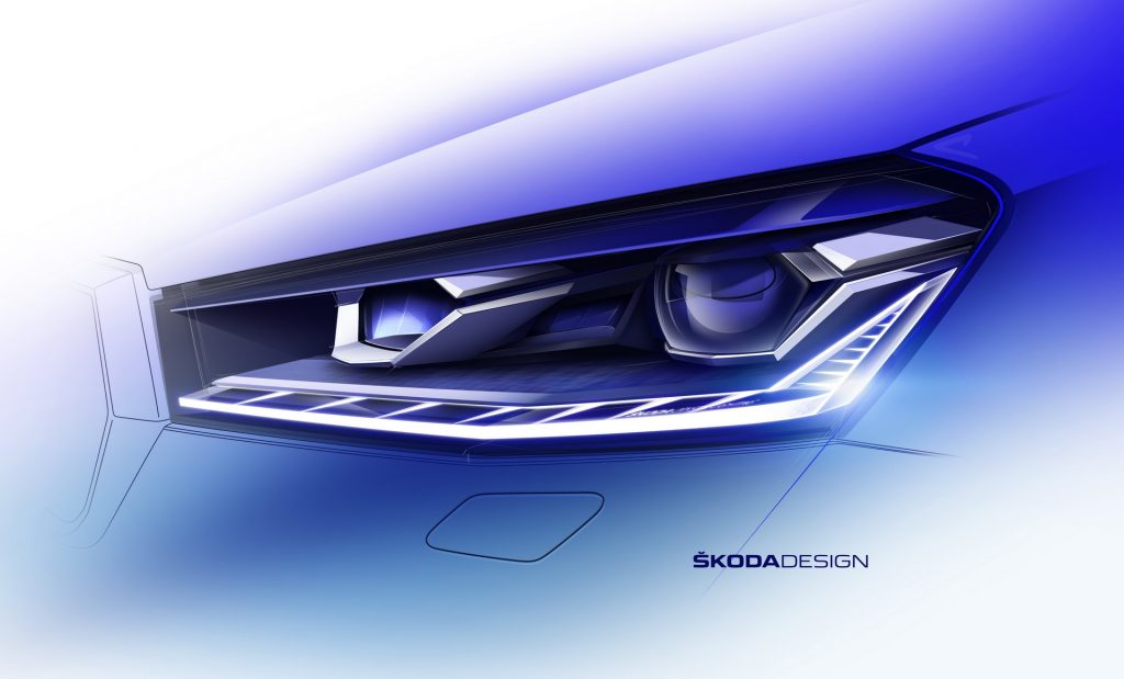 Skoda Shows Official Sketches Of 2021 Fabia, Launch Set For May 4 ...