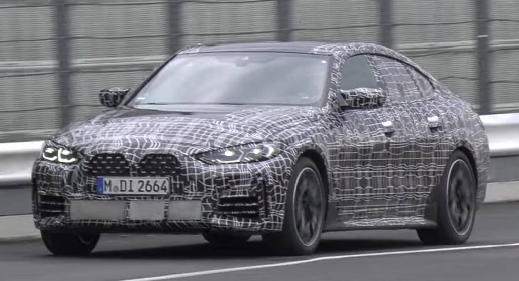  2022 BMW 4-Series Gran Coupe Looks Fast Going Around The Nurburgring