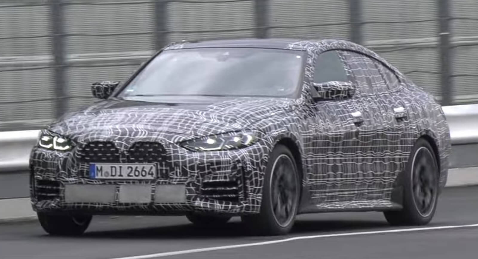 2022 BMW 4-Series Gran Coupe Looks Fast Going Around The Nurburgring Carscoops photo