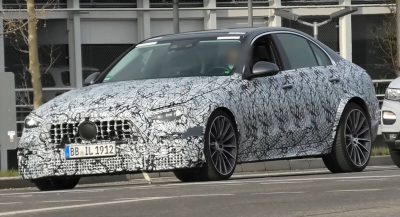 Is This The 2022 Mercedes-AMG C63 Driving Through Traffic? | Carscoops