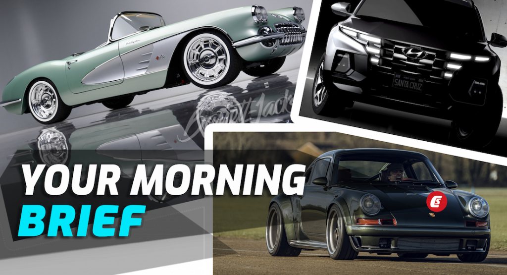  Singer DLS, Hyundai Santa Cruz Truck, Kevin Hart’s $825k Corvette, VW Hoax, Ken Block’s Garage Sale: Your Morning Brief