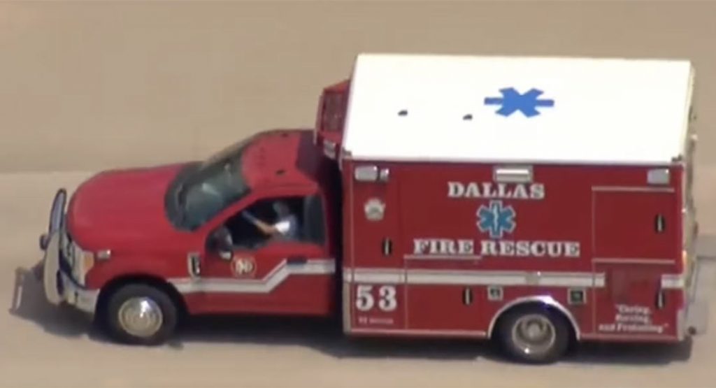  Stolen Ambulance Leads Police On A Two-Hour Chase Through Dallas, Texas