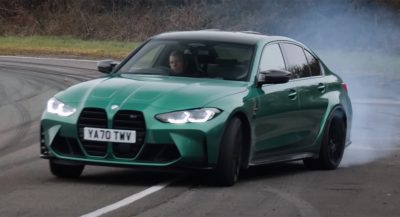 Die M-Tasten im BMW M3 Competition - 2021 - mit Drift Analyser