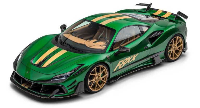 Mansorys F8xx Is A Green Mean Ferrari F8 Tributo With 880 Hp Carscoops