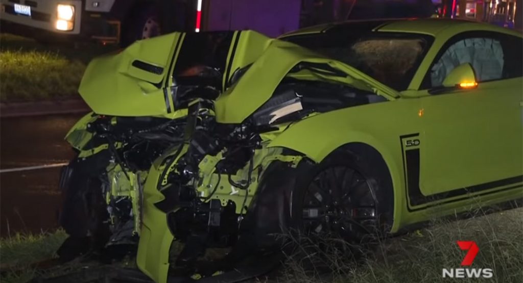 Aussie Son Wrecks His Dad S Week Old Ford Mustang R Spec Carscoops