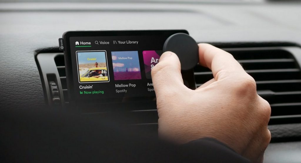 Spotify is testing an in-car music device - but it's not what you think