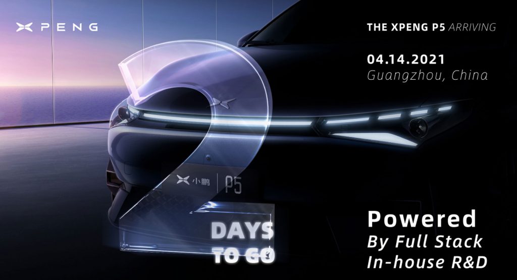  XPeng P5 Teased, Promises To Be The First Mass-Produced EV With LiDAR